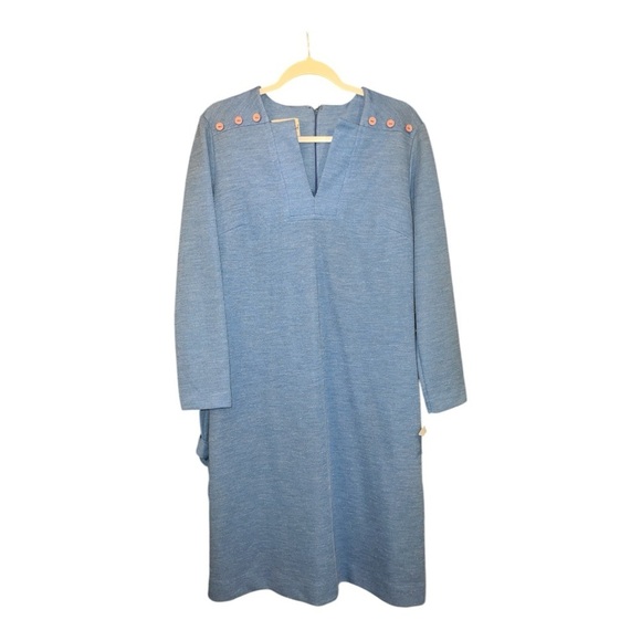 Bleeker Street Jonathan Logan 70s Union Made Belted Midi Shift Dress NWT Size 18 - Picture 1 of 5